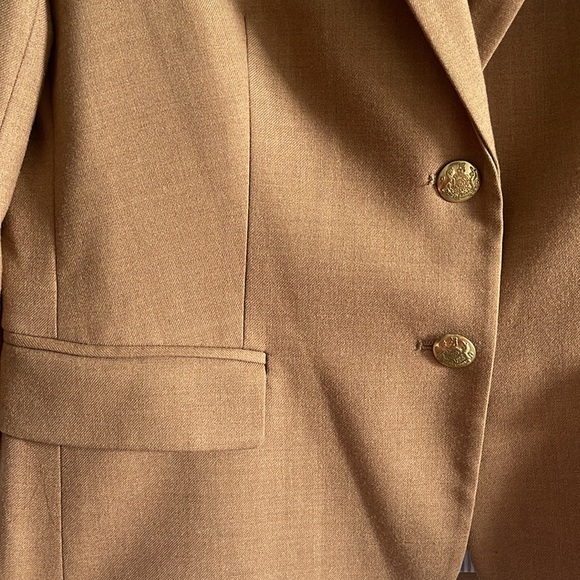 J.Crew Factory Camel Wool Blaze - Picture 6 of 13